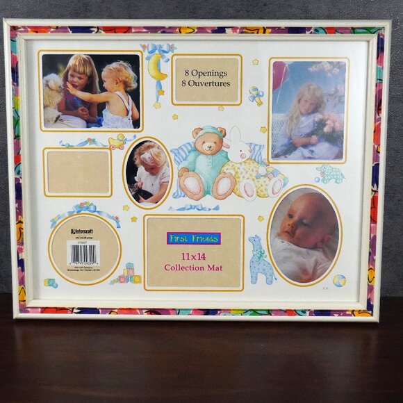 Vintage Collage Baby Photo Frame Nursery Wall Picture Frame Retro Picture Frame - Picture 1 of 12